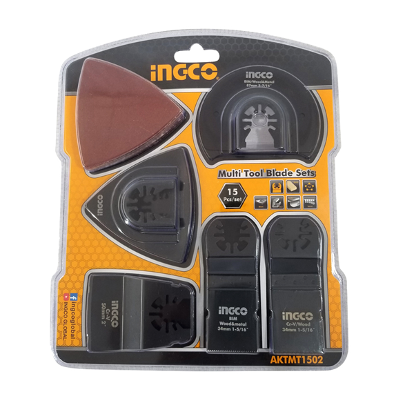 INGCO AKTMT1502 MultiTool Blade Sets 15 PCS