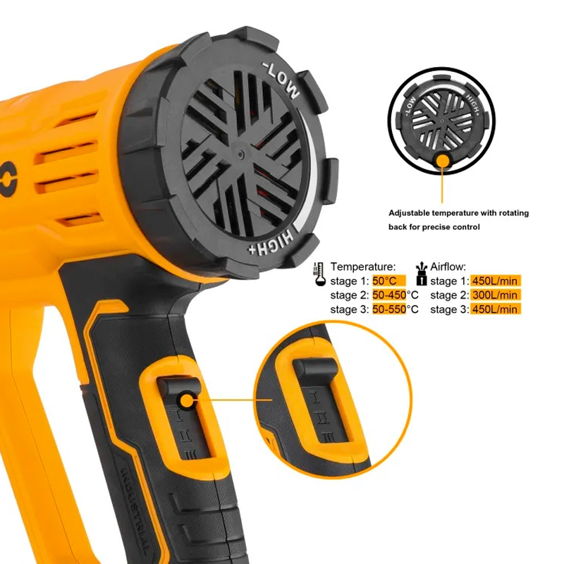 INGCO HG200047 Heat Gun 2000W
