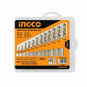INGCO 12PCS HSS Twist Drill Bits Set AKDB1125