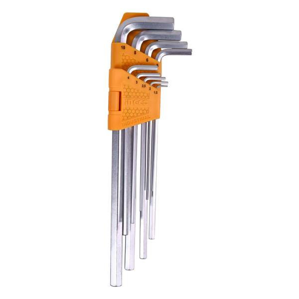 Ingco HHK11092 9pcs Hex Allen Key Wrench Set