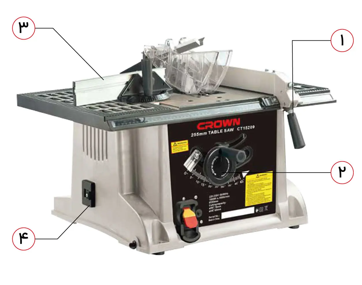 carpentry work table (table saw) model Crown CT15209
