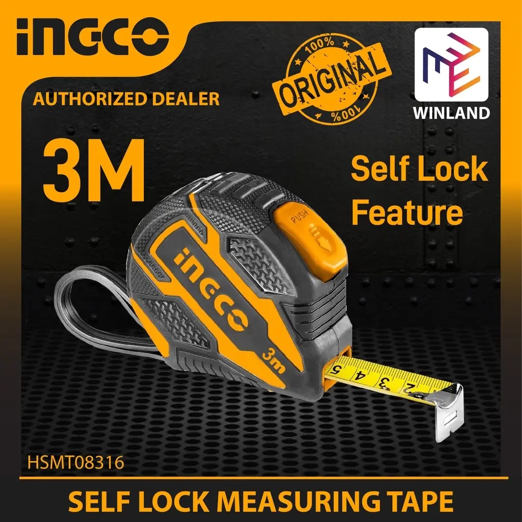 Ingco HSMT08316-1 Tape Measure 3M