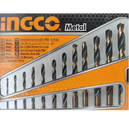 INGCO 12PCS HSS Twist Drill Bits Set AKDB1125