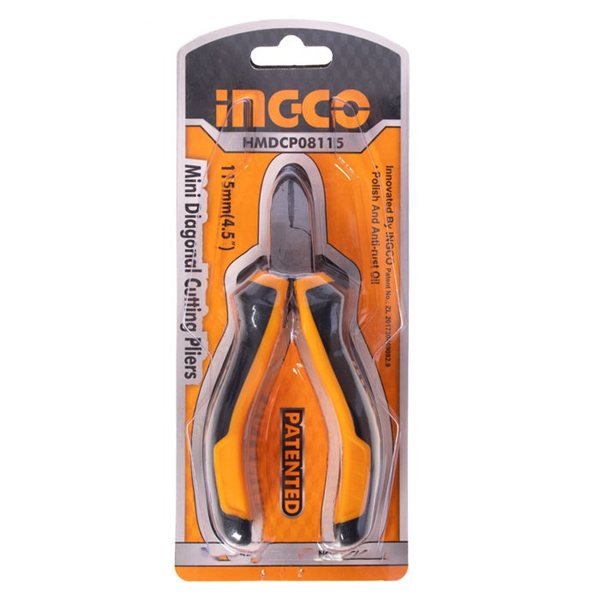 Ingco HMDCP08115 Mini Diagonal Cutting Pliers 4.5 Inch
