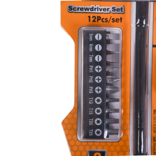 Ingco AKSDFL1208 Screwdriver Set 12 Pcs