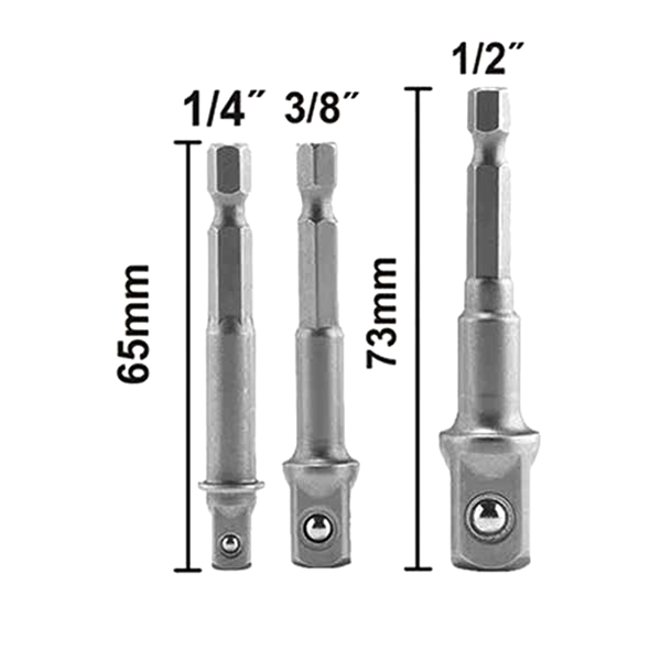INGCO AMN365A01 Socket Adaptor Set 3pcs