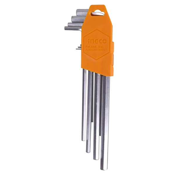 Ingco HHK11092 9pcs Hex Allen Key Wrench Set