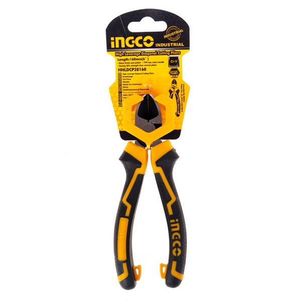 INGCO 160mm High Leverage Diagonal Cutting Pliers