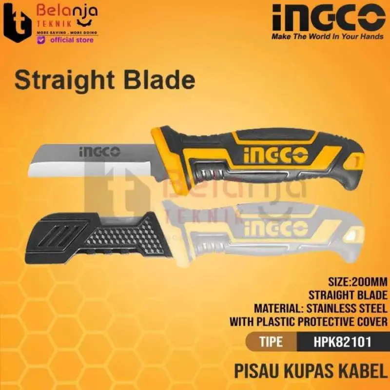 Ingco Electrician Knife Curved HPK-82101