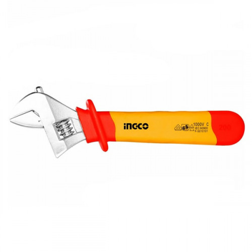 INGCO HIADW101 Insulated Adjustable Wrench 10 inch