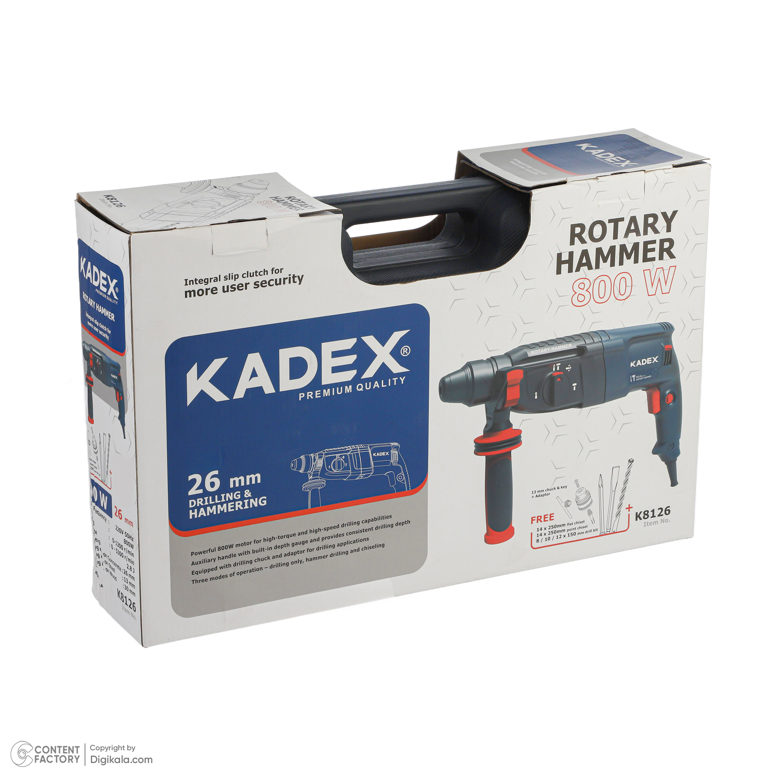 Corded Rotary Hammer Kadex K8126