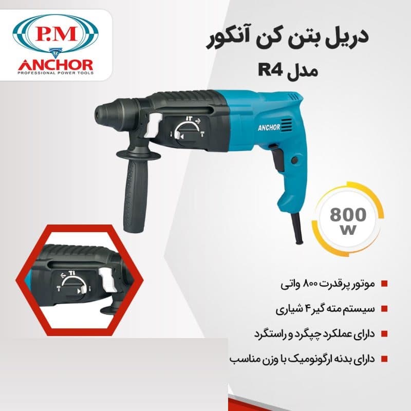 ANCHOR R4 Rotary Hammer