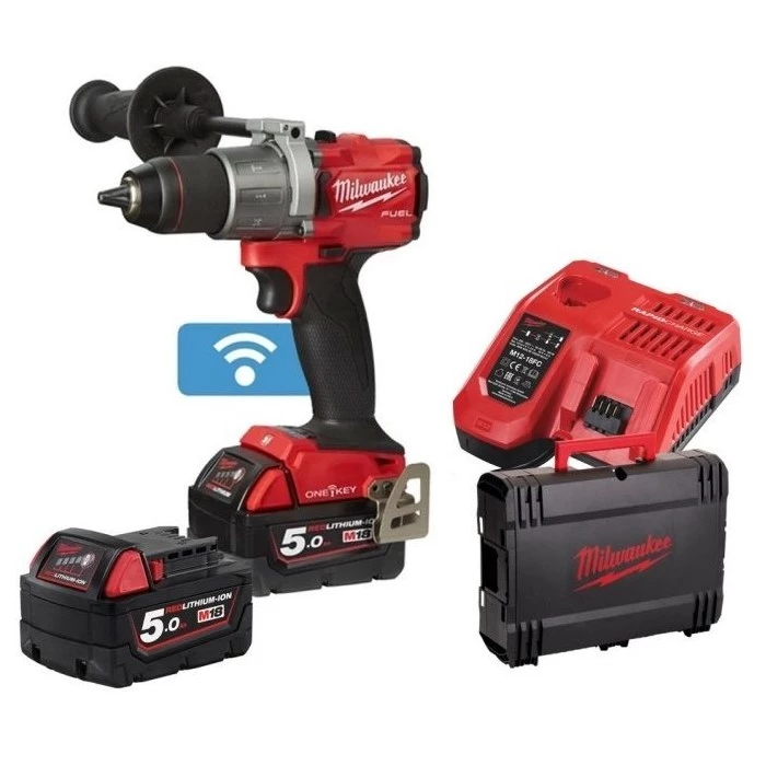 MILWAUKEE Tow speed cordless hammer drill m18onepd-502x