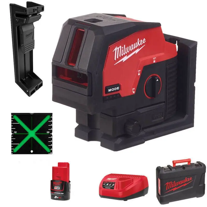 milwaukee 12 v linear lightt laser level m12cllp 301c