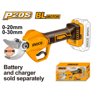 Brushless rechargeable scissors 20 V Inco model CSSLI20308