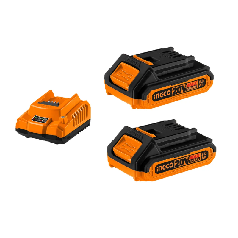 P20S 20V Lithium-Ion Battery and Charger Kit FBCPK1222 ingco