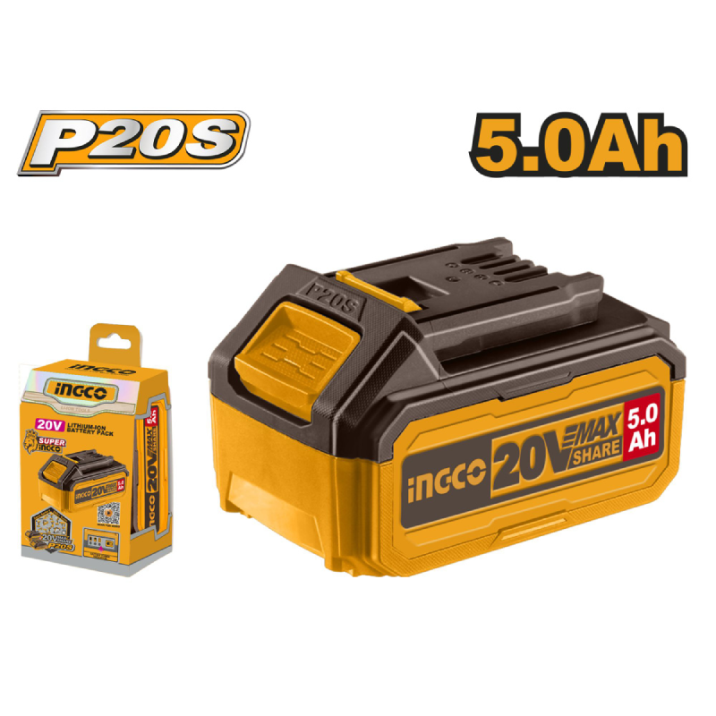 Ingco 20V 5.0Ah Lithium-Ion Battery Pack - FBLI20031