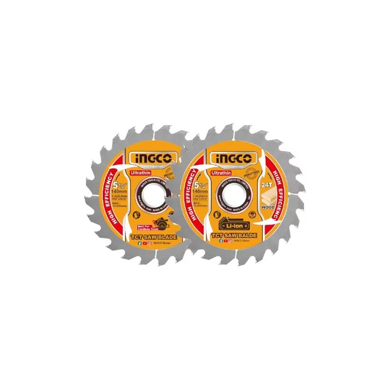 INGCO TSB1403 SET X 2 DISCOS 140MM ULTRA FINO