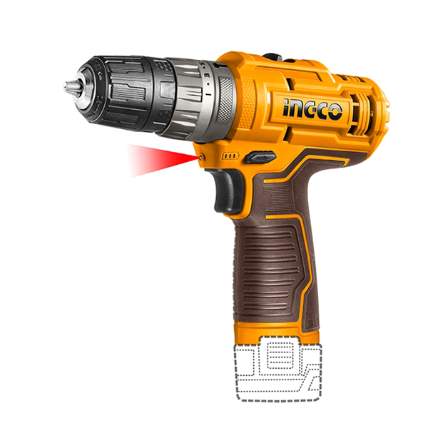 Inco CDLI12202 12V rechargeable screwdriver drill - type C