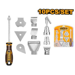 مجموعه ی 10 عددی لوازم سشوار صنعتی اینکو مدل HGA0131