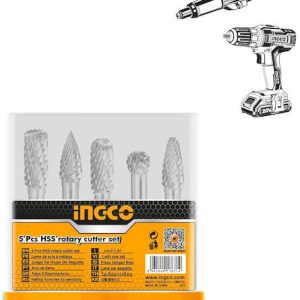 مجموعه ی 5 عددی فرز فرم اینکو مدل – HRRC0051 (برای شکل دهی اجسام سخت)